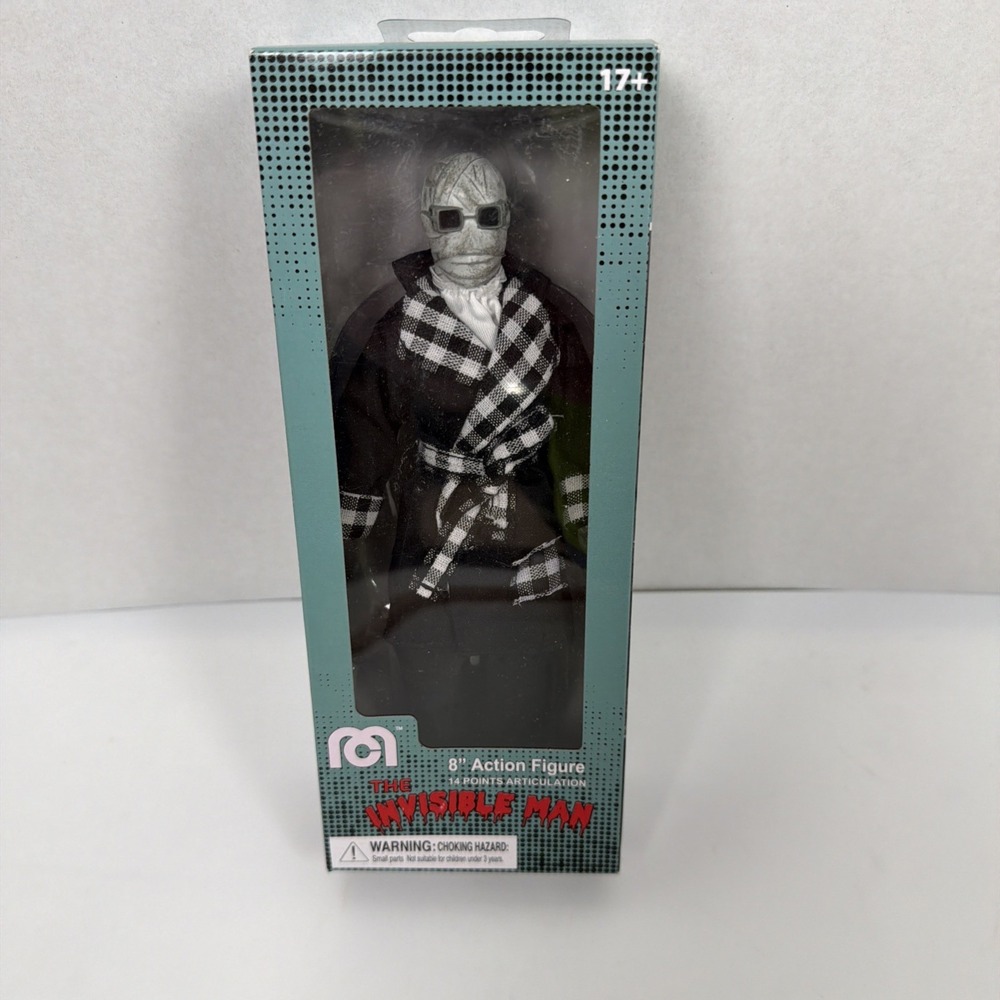 Mego Horror The Invisible Man 8" Action Figure Window Box MINTY